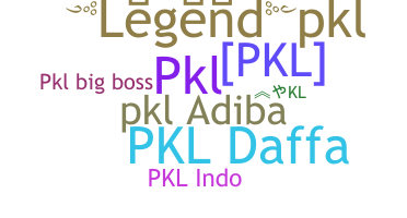 暱稱 - PKL