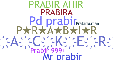 暱稱 - Prabir