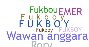 暱稱 - FukBoy