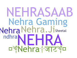 暱稱 - Nehra
