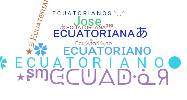 暱稱 - ecuatoriano