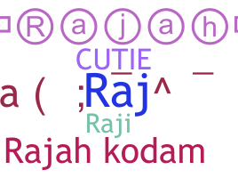 暱稱 - Rajah