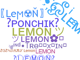 暱稱 - Lemon