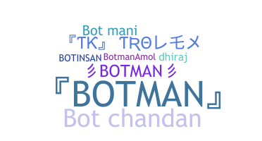 暱稱 - Botman