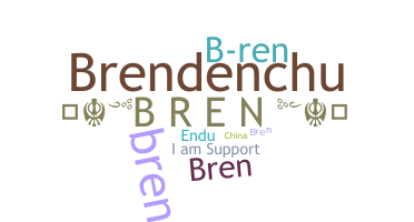 暱稱 - Bren