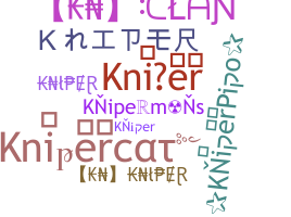 暱稱 - kniper