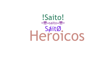 暱稱 - Saito