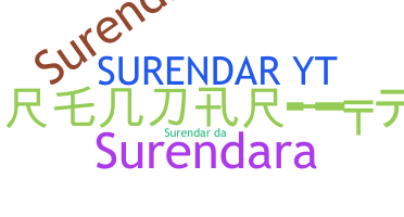 暱稱 - Surenda