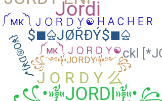 暱稱 - Jordy