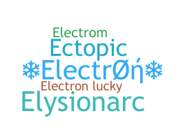 暱稱 - electron