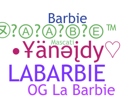暱稱 - Labarbie