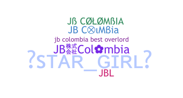 暱稱 - jbcolombia