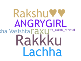 暱稱 - Raksha