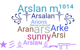 暱稱 - Arslan