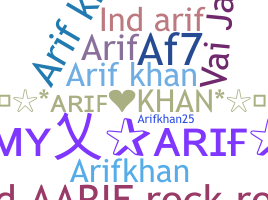 暱稱 - arifkhan