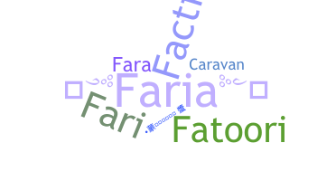 暱稱 - Faria