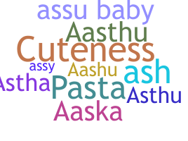 暱稱 - aastha