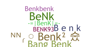 暱稱 - benk