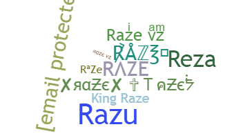 暱稱 - Raze