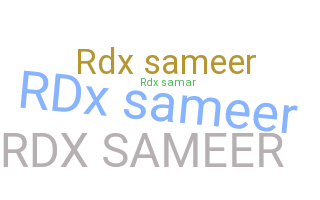 暱稱 - RDXsameer