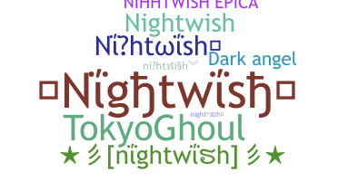 暱稱 - nightwish
