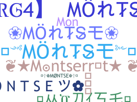 暱稱 - Montse