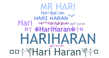 暱稱 - Hariharan