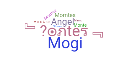 暱稱 - Montes