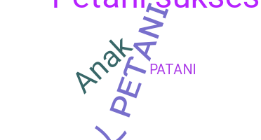 暱稱 - Petani