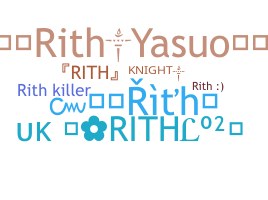 暱稱 - Rith