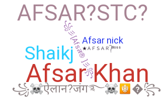 暱稱 - Afsar
