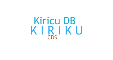暱稱 - Kiriku