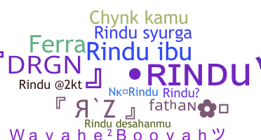 暱稱 - Rindu