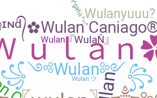 暱稱 - Wulan