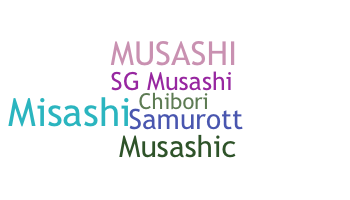 暱稱 - Musashi