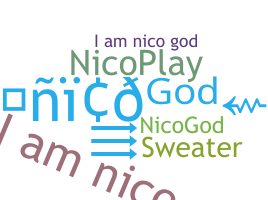 暱稱 - NicoGOD