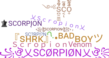 暱稱 - Scorpion
