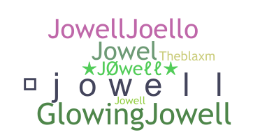 暱稱 - jowell