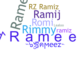 暱稱 - Rameez