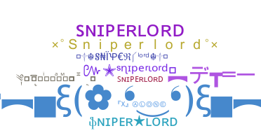 暱稱 - Sniperlord