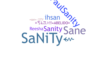 暱稱 - SaNiTy