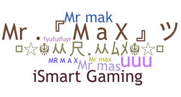 暱稱 - Mrmax