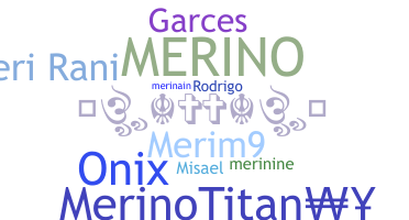暱稱 - Merino
