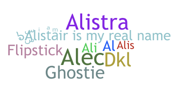 暱稱 - Alistair
