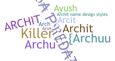 暱稱 - Archit