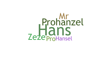 暱稱 - Hanzel