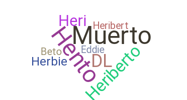 暱稱 - Heriberto