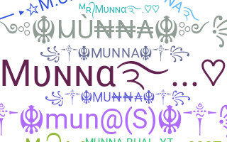 暱稱 - Munna