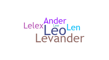 暱稱 - Leander
