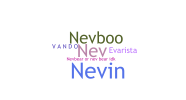 暱稱 - Nevan